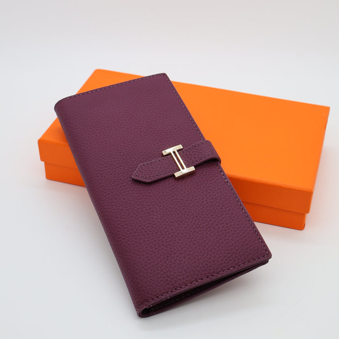 Hermès Genuine Leather Women Wallet