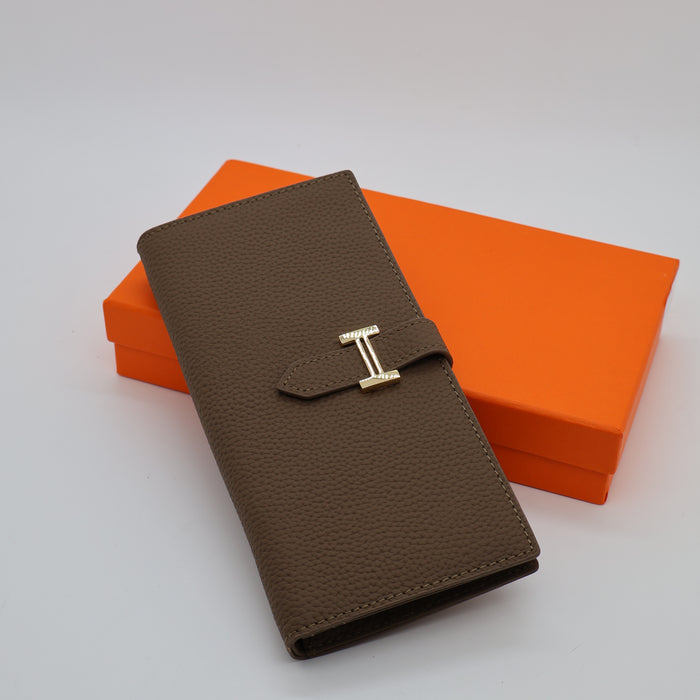 Hermès Genuine Leather Women Wallet