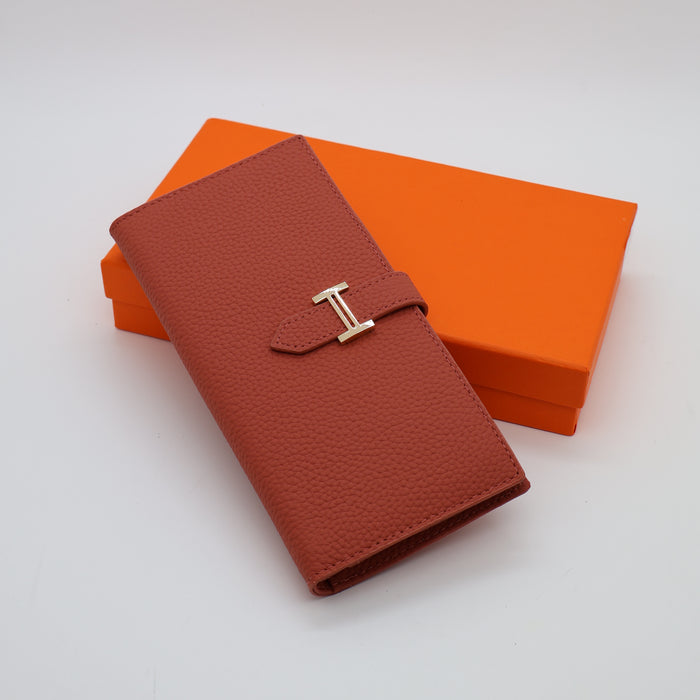 Hermès Genuine Leather Women Wallet