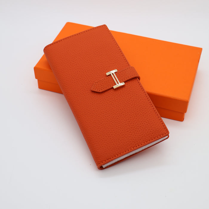 Hermès Genuine Leather Women Wallet