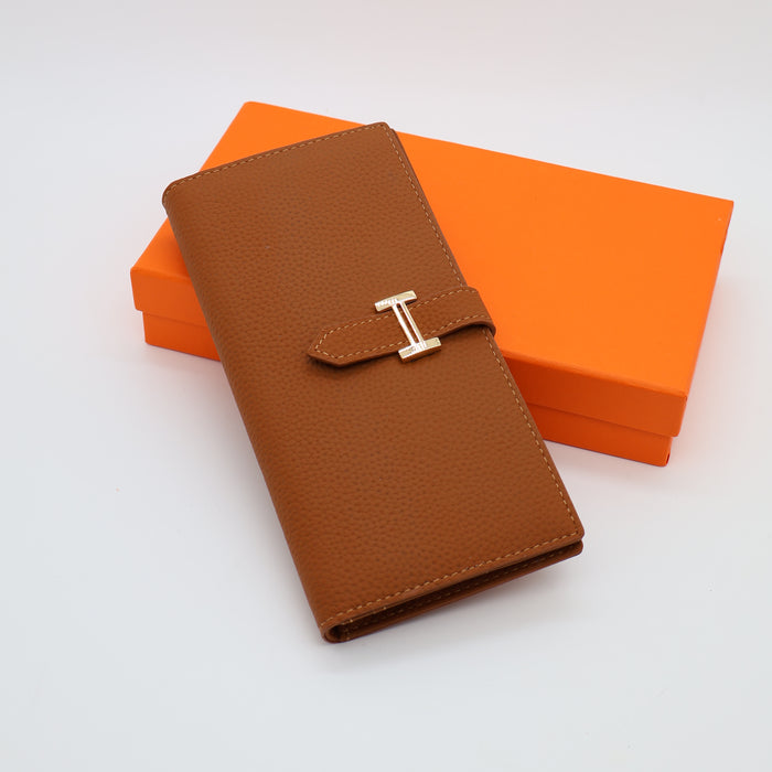 Hermès Genuine Leather Women Wallet