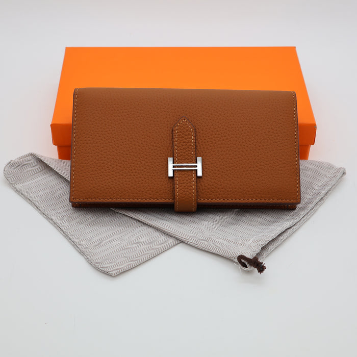 Hermès Genuine Leather Women Wallet