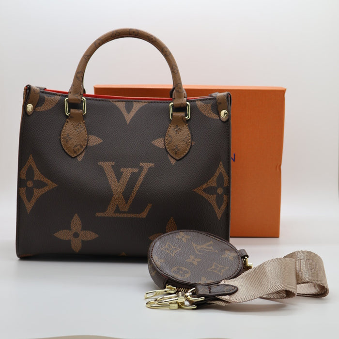 Louis Vuitton Onthego MM Monogram Canvas Tote – Reversible Design