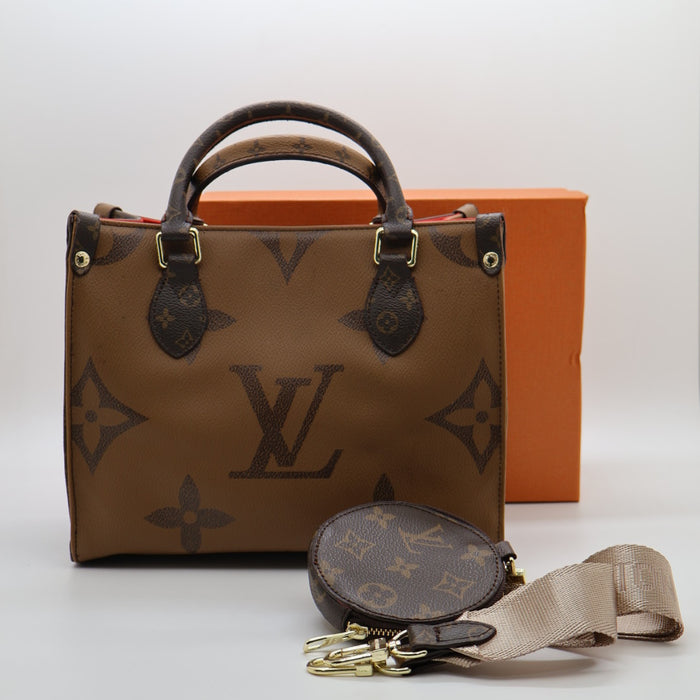 Louis Vuitton Onthego MM Monogram Canvas Tote – Reversible Design