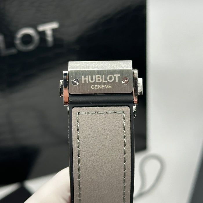 Hublot Big Bang Tourbillon Skeleton – Grey Dial with Titanium Case & Grey Leather Strap