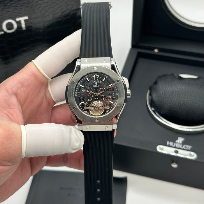 Hublot Classic Fusion Skeleton Tourbillon – Black Rubber Strap