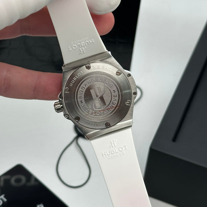 Hublot Ladies Automatic Watch – Pink Strap with Crystal Bezel