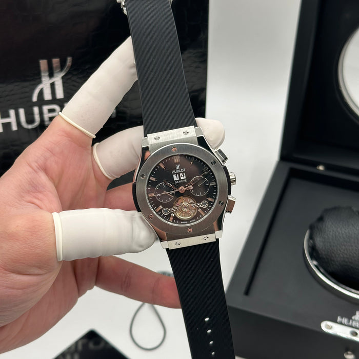 Hublot Big Bang Tourbillon Chronograph – Black Dial Rubber Strap