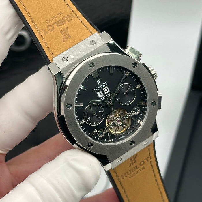 Hublot Luxury Automatic Tourbillon Watch – Swiss Design | Premium Rubber
