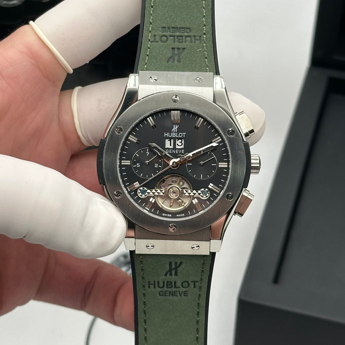 Hublot Classic Fusion Men's Automatic – Gem Bezel – Rubber Strap