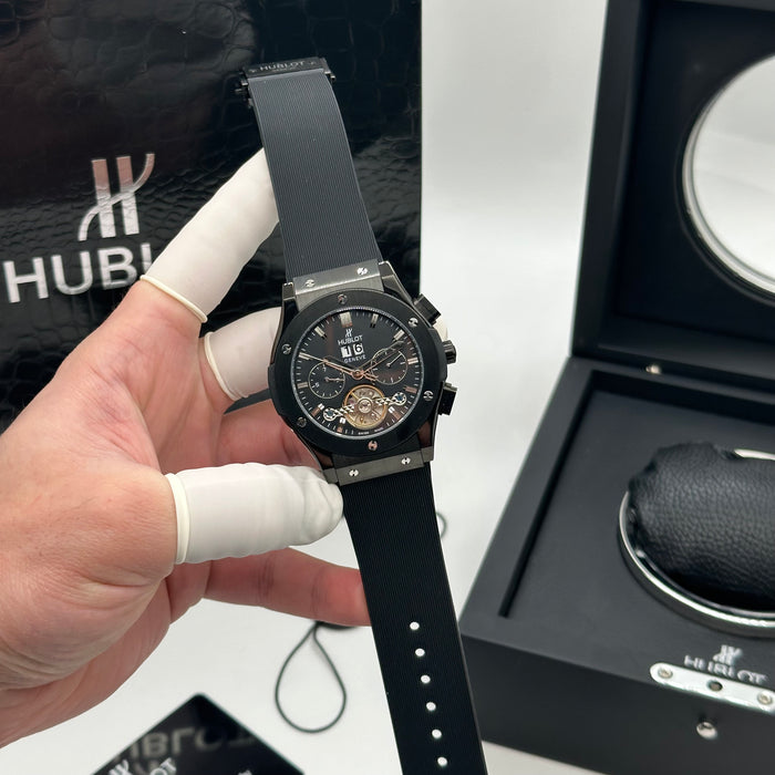 Hublot Classic Fusion Chronograph Tourbillon Style – Black Rubber Strap