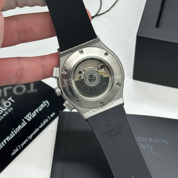 Hublot Big Bang Tourbillon Chronograph – Titanium Case, Black Dial, Rubber Strap