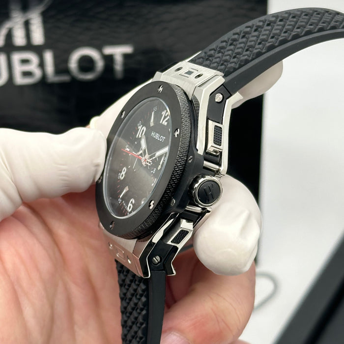 Hublot Big Bang Chronograph – Black Rubber Strap | Swiss Style Timepiece
