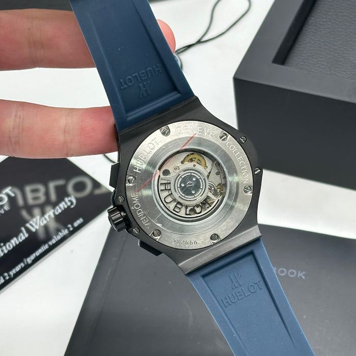 Hublot Big Bang Chronograph – Blue Dial | Black Case & Blue Rubber Strap