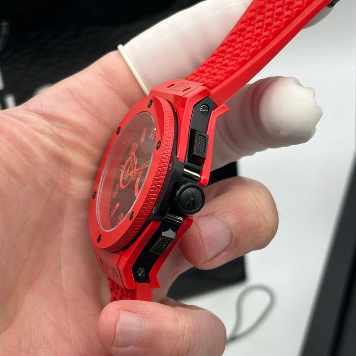 Hublot Big Bang Chronograph – Red Dial | Red Case & Red Rubber Strap