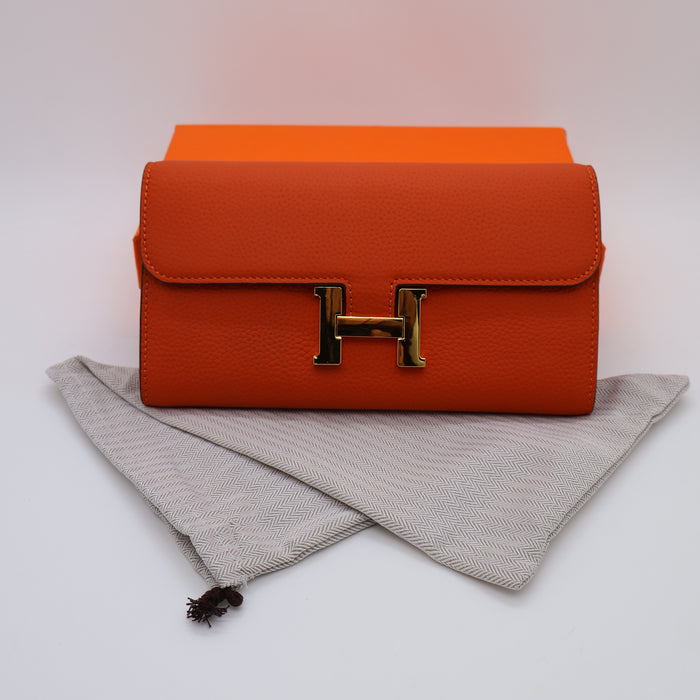 Hermès Genuine Leather Women Wallet