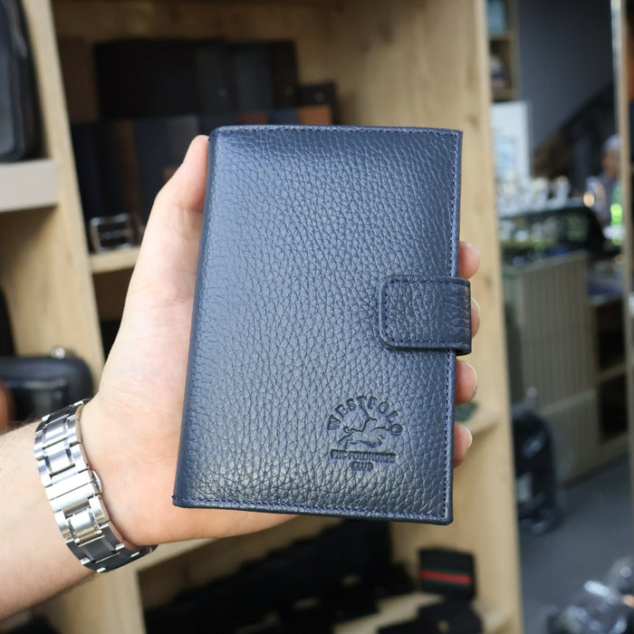 Original West Polo Leather Passport Holder