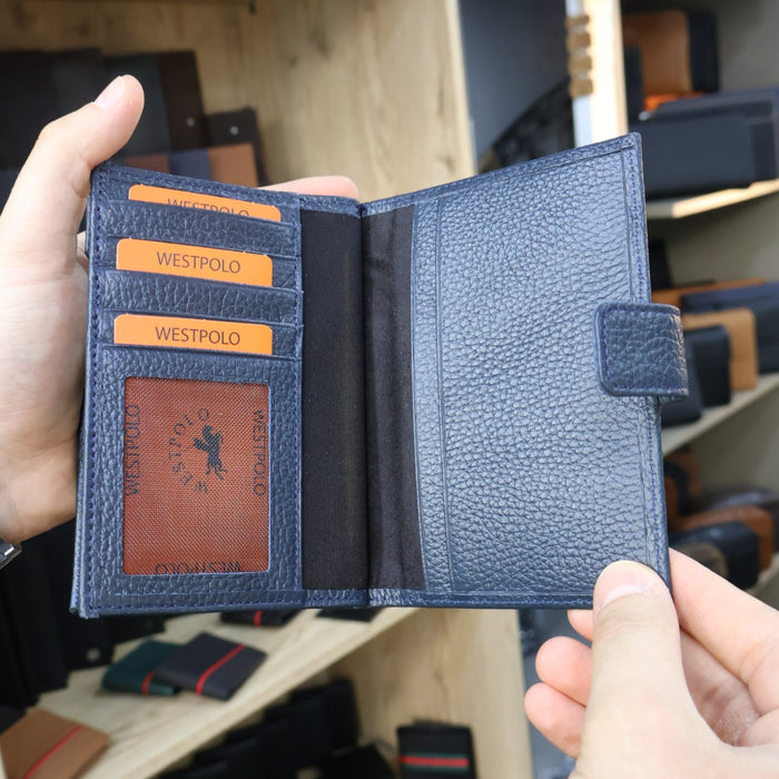 Original West Polo Leather Passport Holder