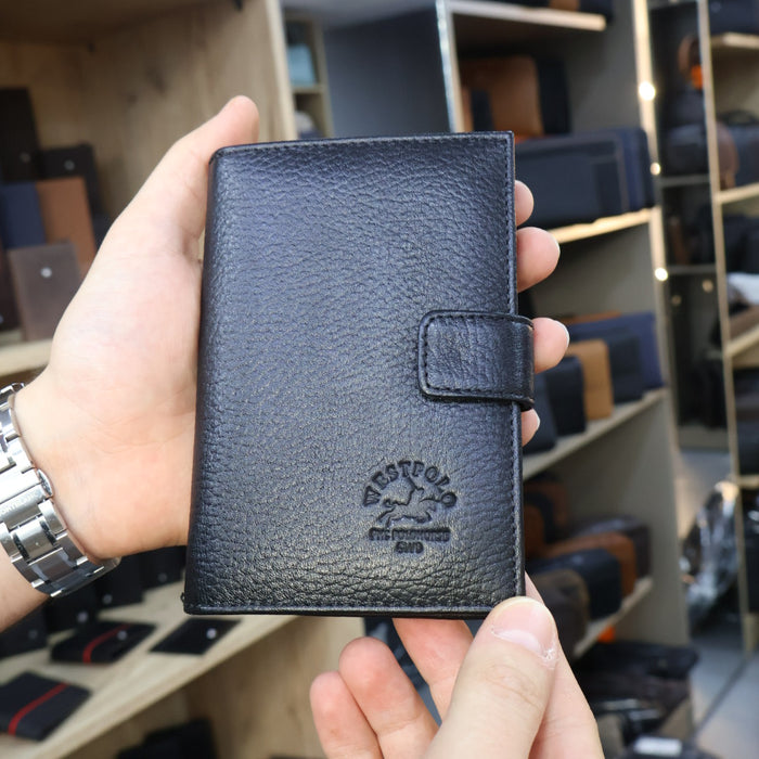 Original West Polo Leather Passport Holder