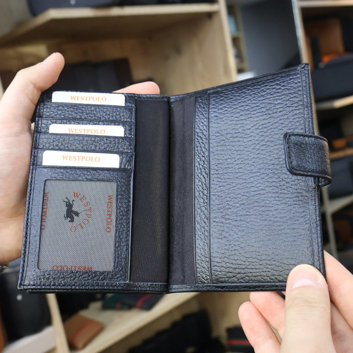 Original West Polo Leather Passport Holder