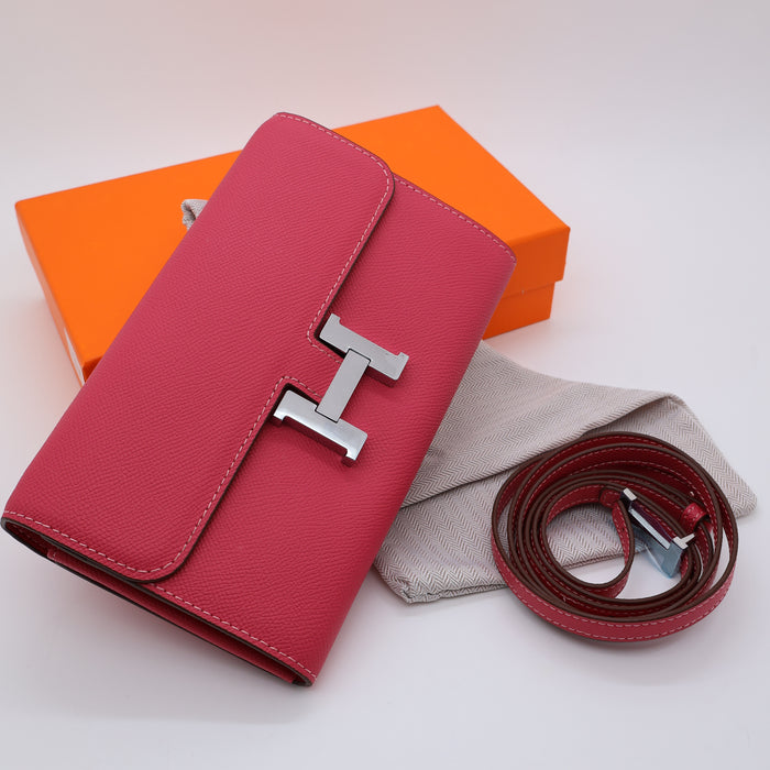 Hermès Genuine Leather Women Cross Bag