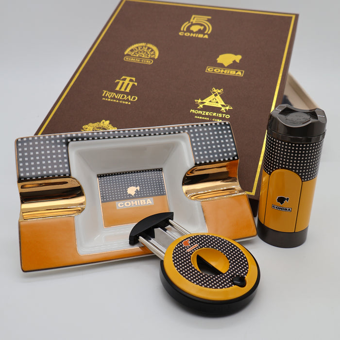 Cohiba Ashtrays Cigar Set