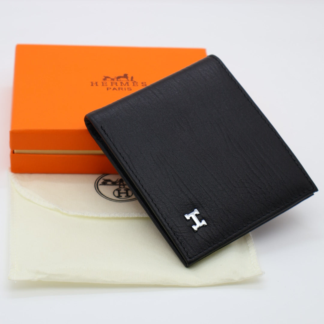 Hermès Genuine Leather Wallet — Mr Lilac Leather