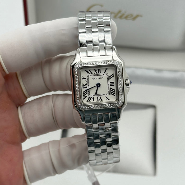 Cartier Panthère Silver White Dial 27 mm