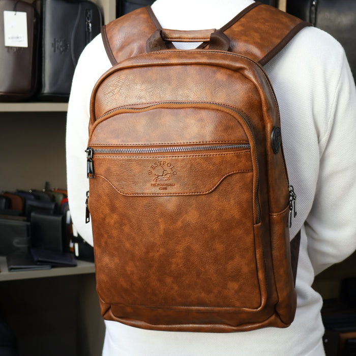 Original West Polo Leather Backpack