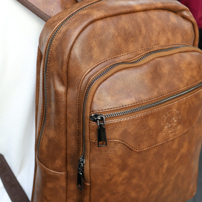 Original West Polo Leather Backpack