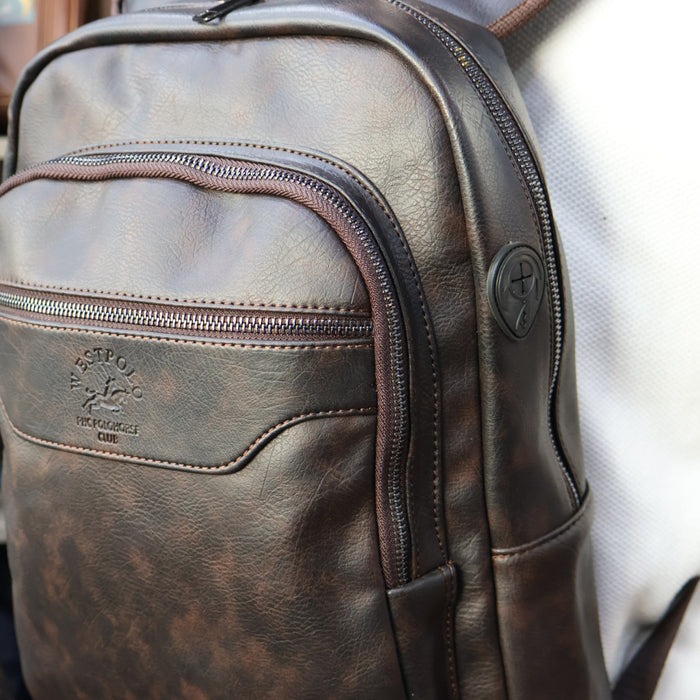 Original West Polo Leather Backpack