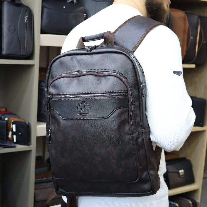 Original West Polo Leather Backpack