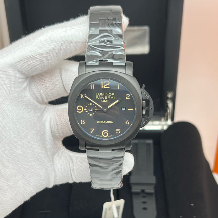 Panerai Luminor GMT Ceramica Black Ceramic 44MM Automatic Watch