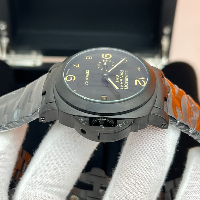 Panerai Luminor GMT Ceramica Black Ceramic 44MM Automatic Watch