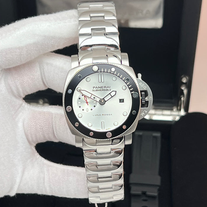 Panerai Submersible Luna Rossa Stainless Steel Diver 44MM Watch
