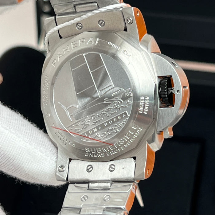 Panerai Submersible Luna Rossa Stainless Steel Diver 44MM Watch
