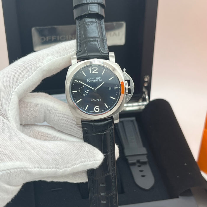 Panerai Luminor BiTempo Automatic Black Dial 44MM Watch