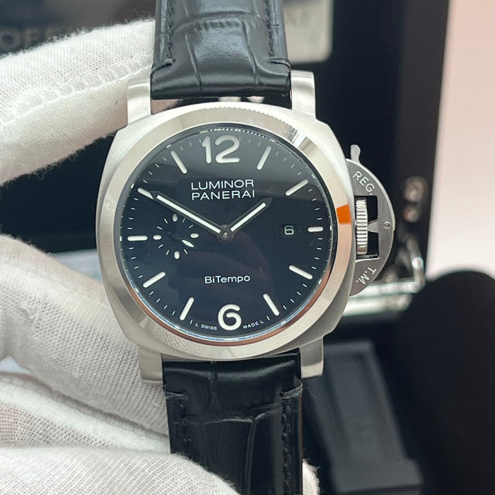 Panerai Luminor BiTempo Automatic Black Dial 44MM Watch