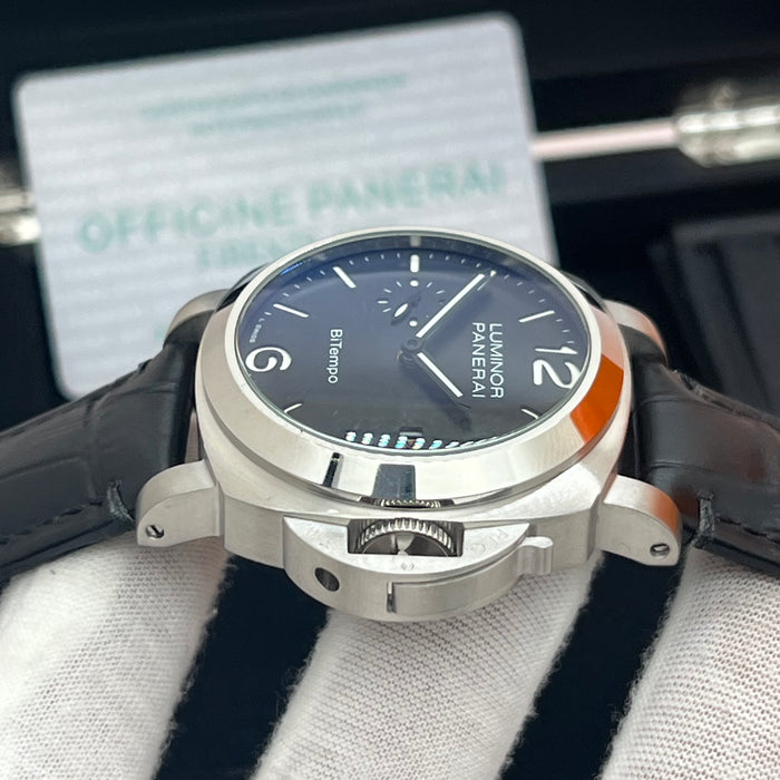 Panerai Luminor BiTempo Automatic Black Dial 44MM Watch