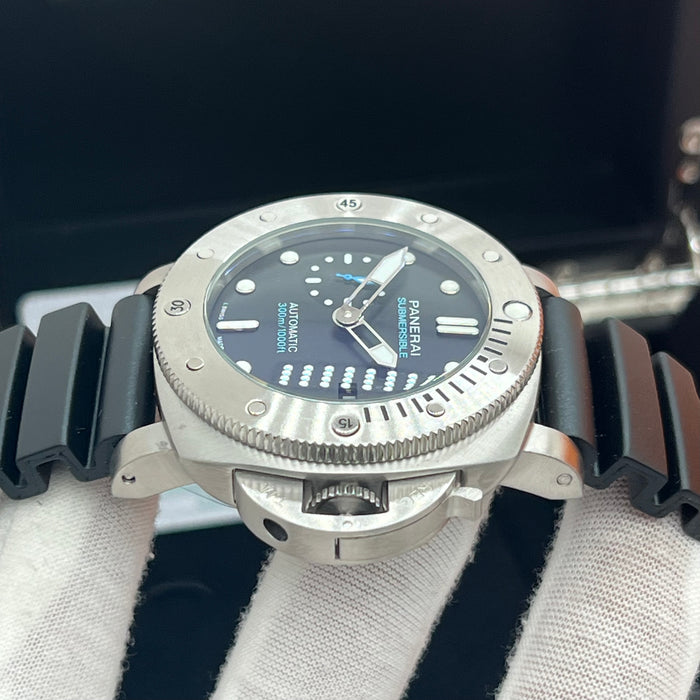 Panerai Submersible PAM Series 300M Automatic 44MM Rubber Strap Watch