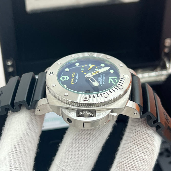 Panerai Luminor Submersible GMT Pole 2 Pole Automatic Diver 44MM Watch