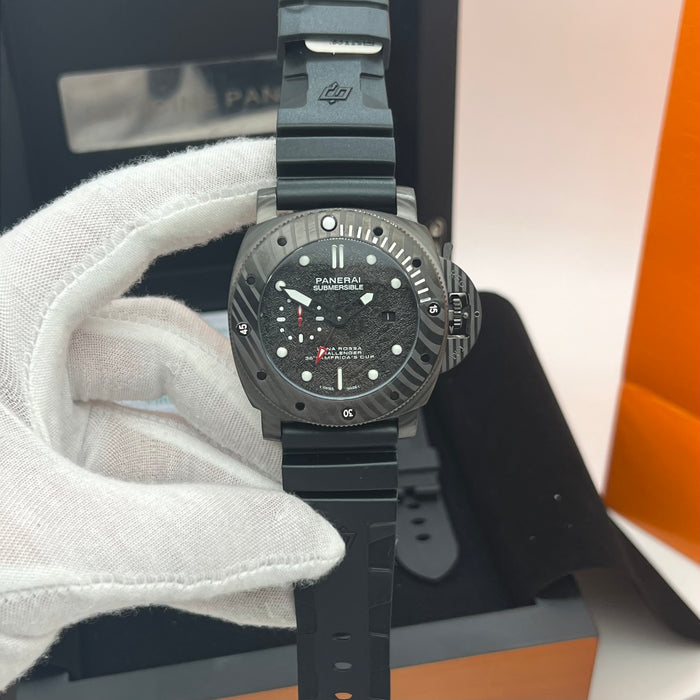 Panerai Submersible Luna Rossa Carbotech Automatic Diver 44MM Watch