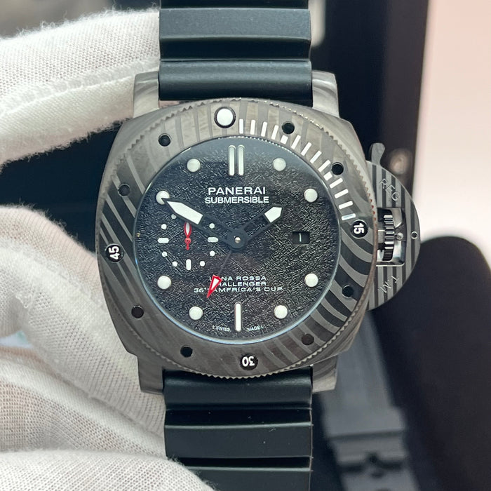Panerai Submersible Luna Rossa Carbotech Automatic Diver 44MM Watch