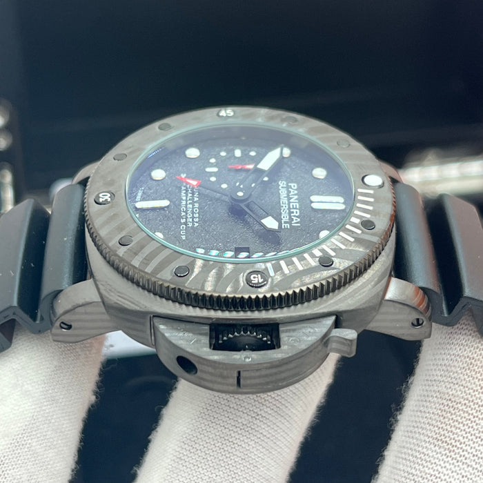 Panerai Submersible Luna Rossa Carbotech Automatic Diver 44MM Watch