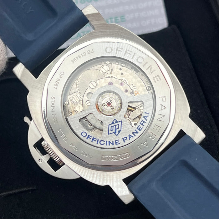 Panerai Luminor BiTempo PAM Blue Dial Automatic 44MM Watch