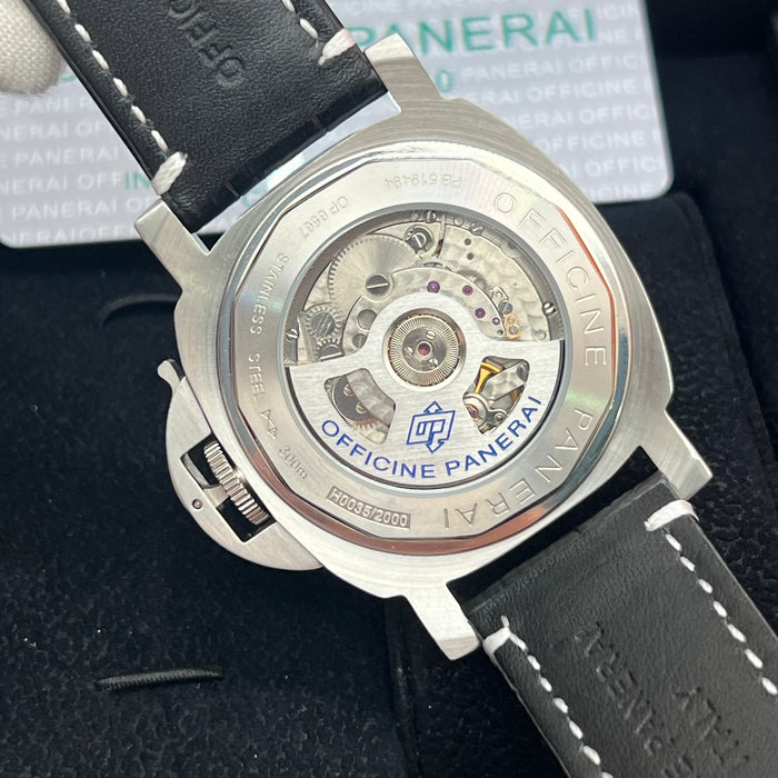 Panerai Luminor BiTempo GMT PAM Blue Accent Black Dial Automatic 44MM Watch
