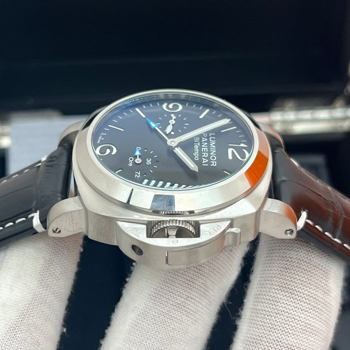 Panerai Luminor BiTempo Rose Gold Accent GMT Automatic 44MM Watch