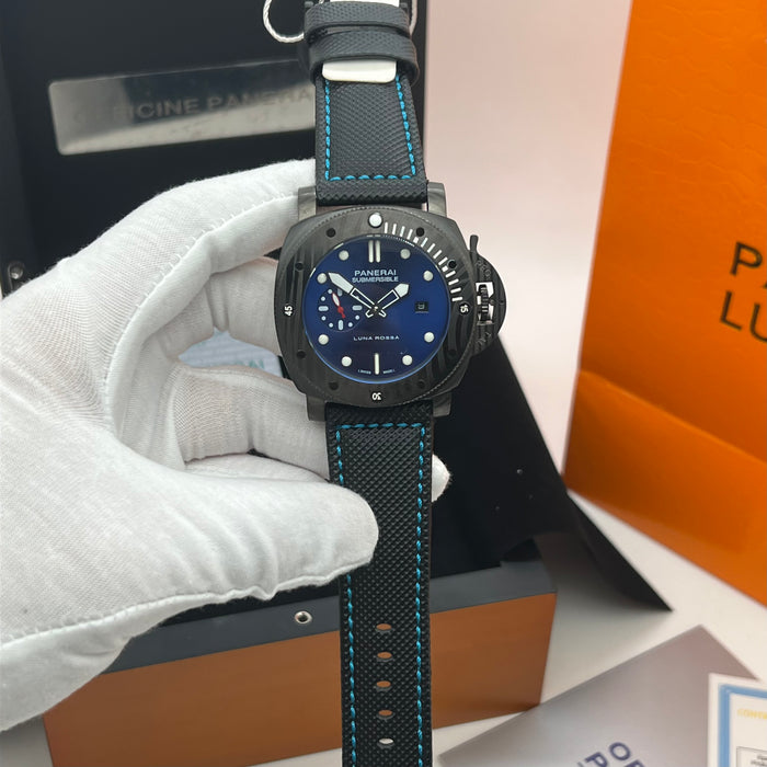Panerai Submersible Luna Rossa Carbotech Automatic Diver 44MM Watch