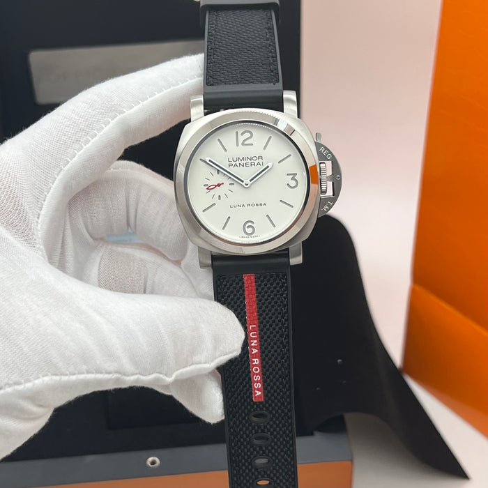 Panerai Submersible Luna Rossa White Dial Diver 44MM Watch