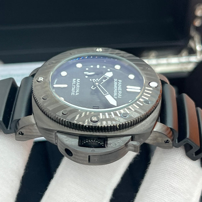 Panerai Submersible Marina Militare Carbon Fiber Black Edition 44MM